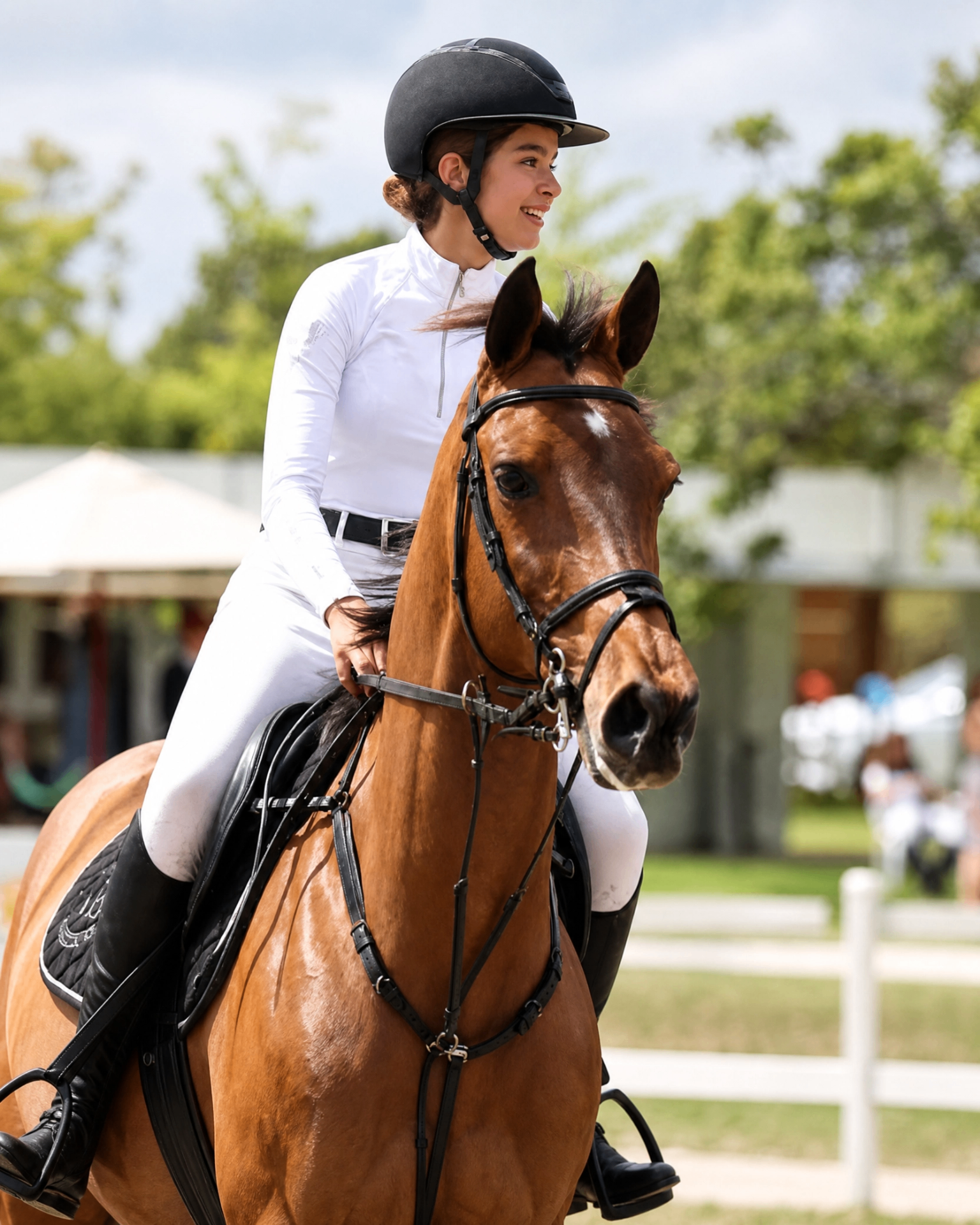 Amazona montada durante a Copa Siel Camará